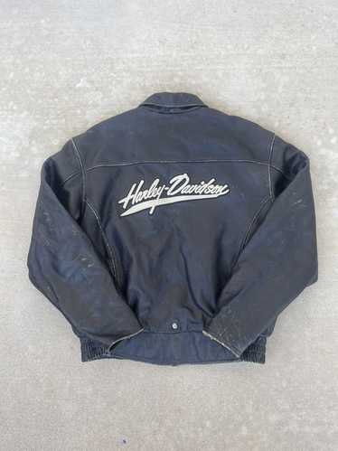 Harley Davidson × Leather Jacket × Vintage Harley 