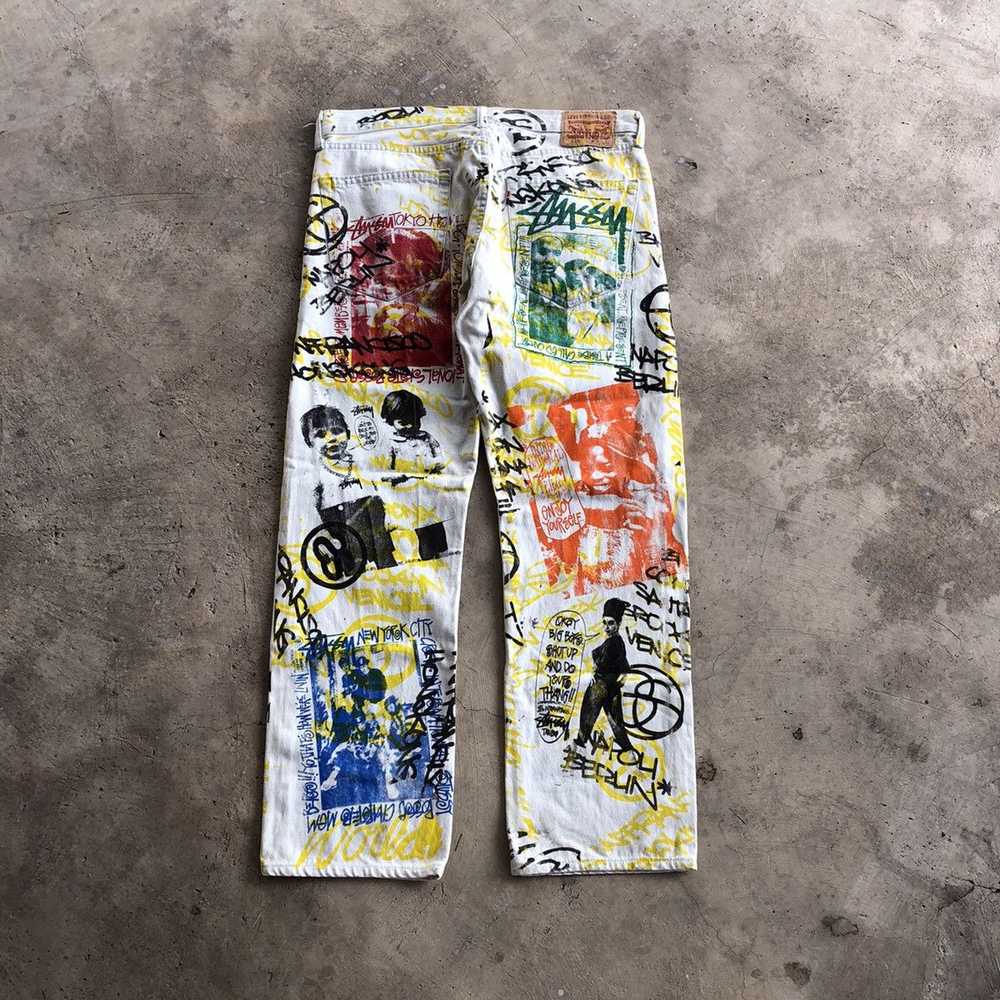 Custom × Levi's × Stussy LEVIS x STUSSY Rare Cust… - image 2