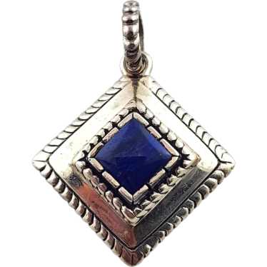 Carol Felley Sterling Silver Lapis Lazuli Pendant 