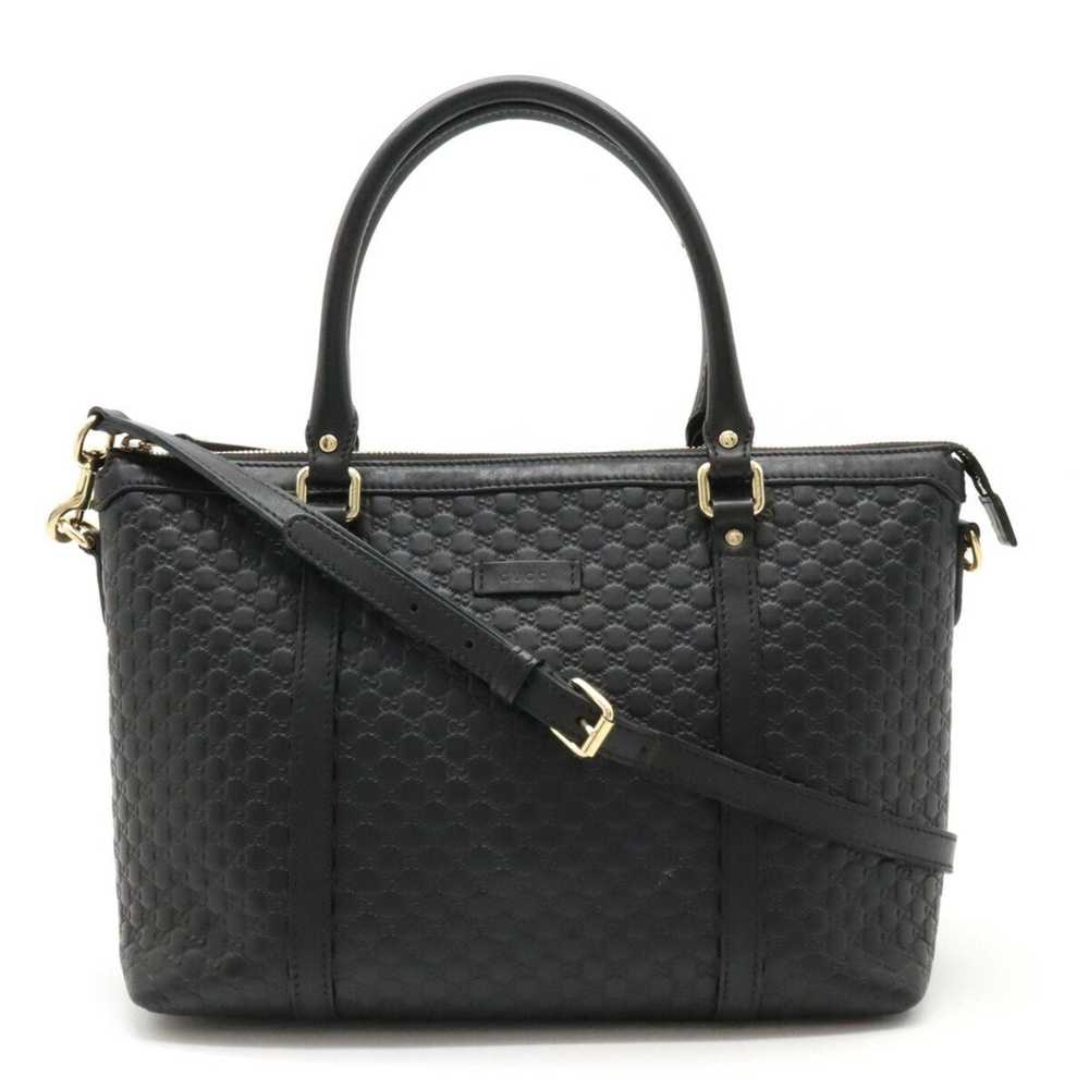 Gucci GUCCI Micro ssima Handbag - image 7