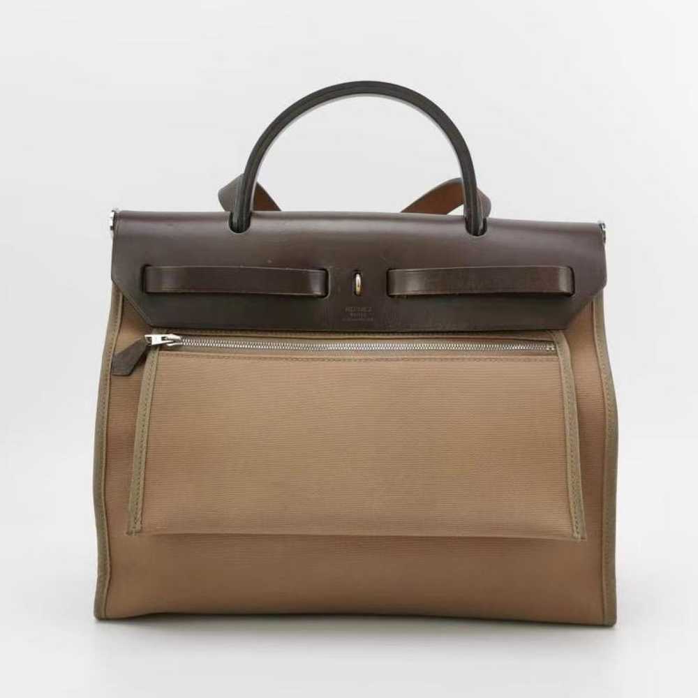 Hermès Herbag cloth handbag - image 3