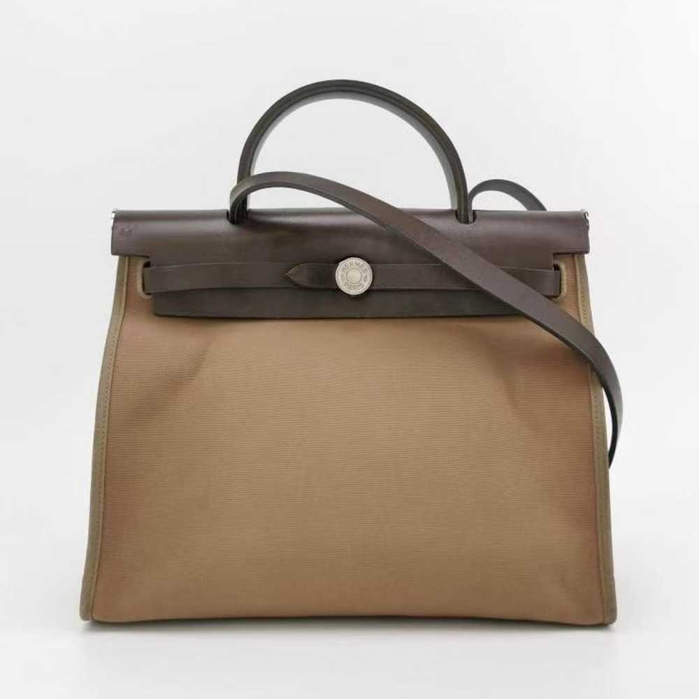 Hermès Herbag cloth handbag - image 4