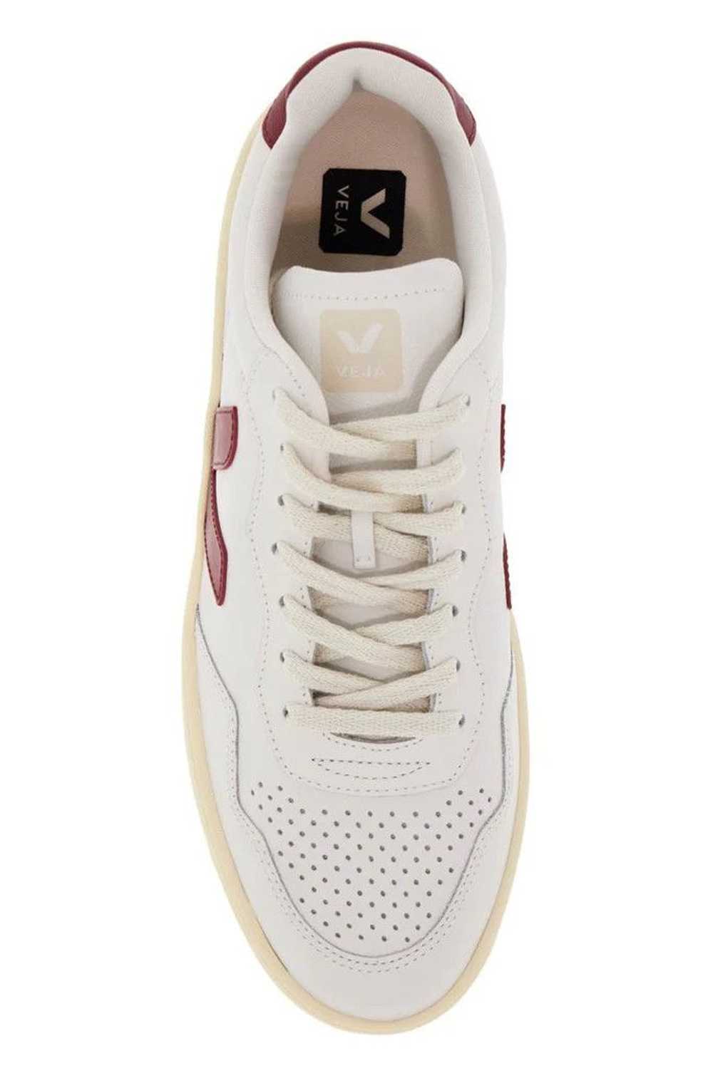 Veja o1s22i1n0924 Leather V-90 Sneakers in White - image 2