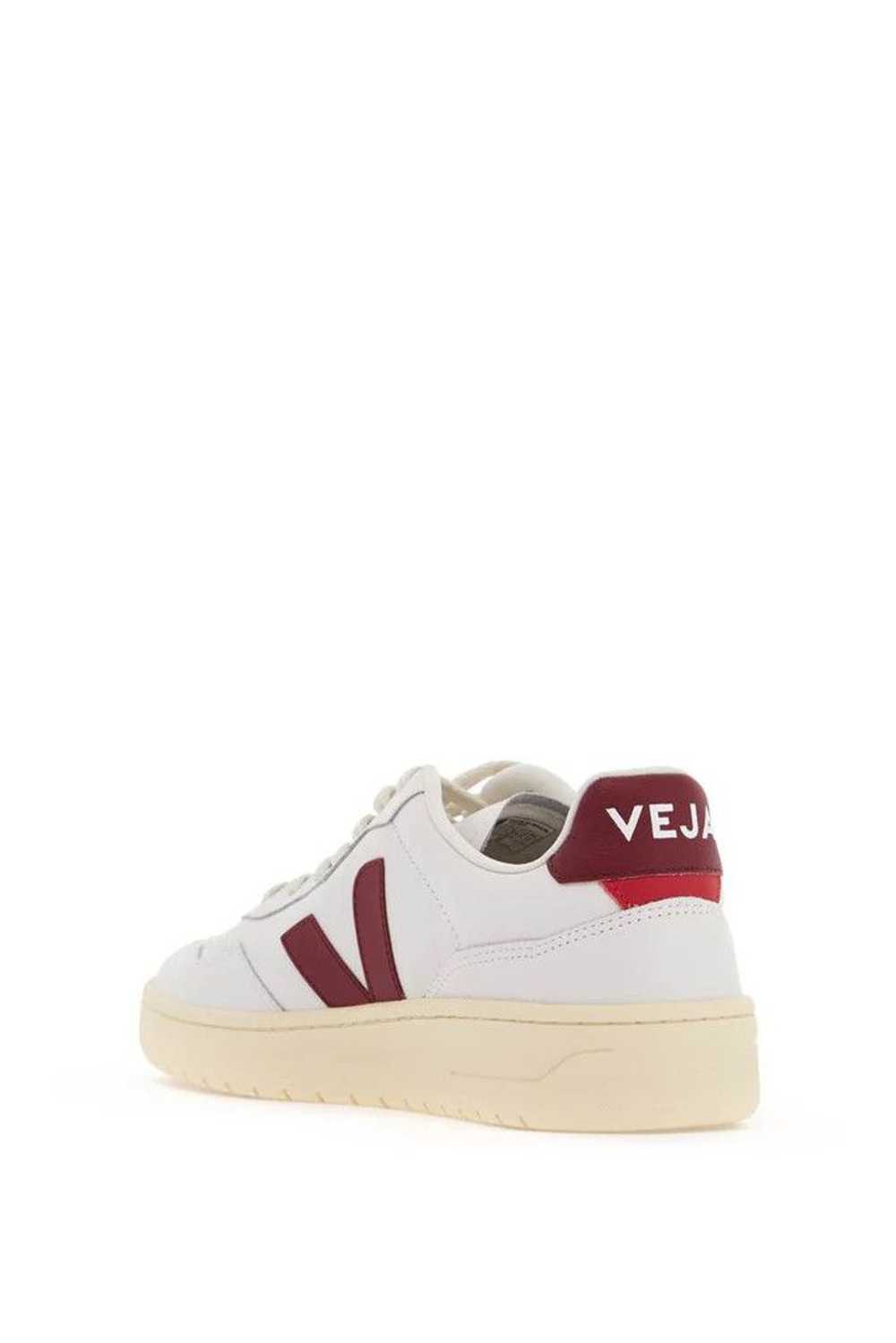 Veja o1s22i1n0924 Leather V-90 Sneakers in White - image 3