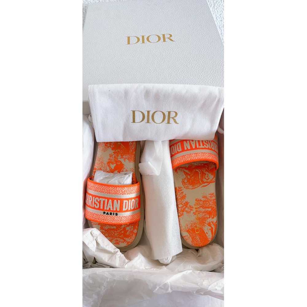 Dior Dway cloth sandal - image 4