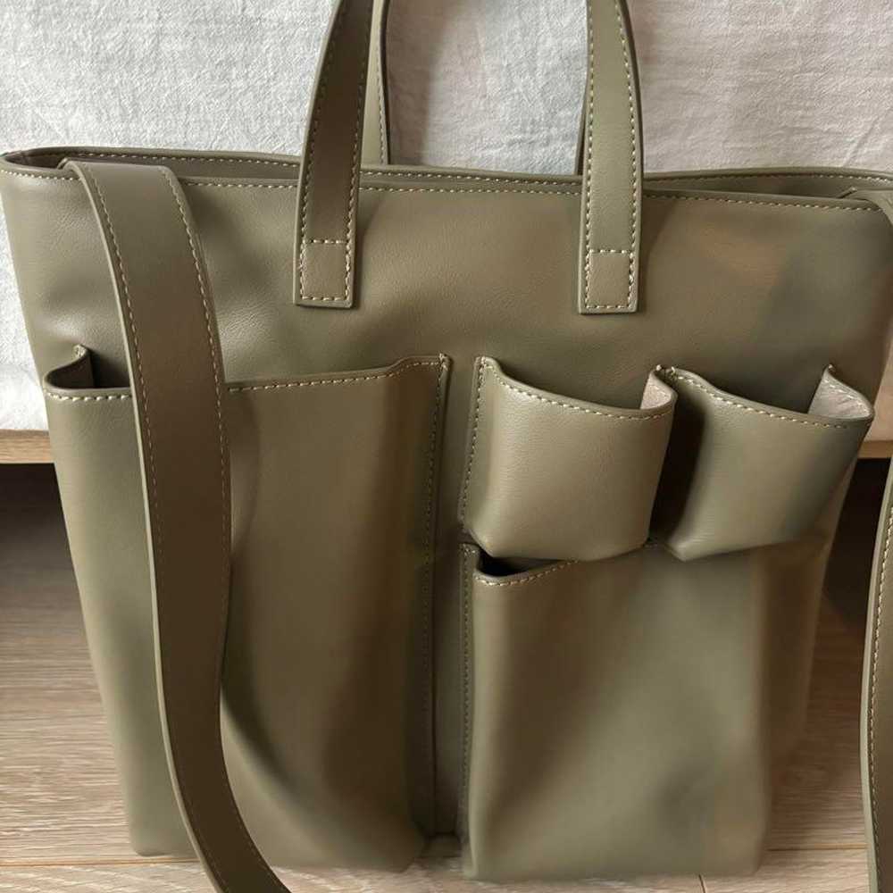 BEAUTY&YOUTH Faux Leather Tote Bag -3WAY- - image 4