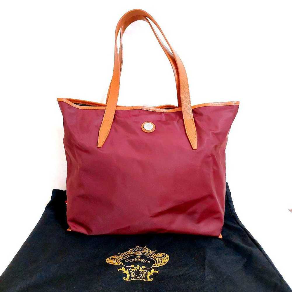 Exquisite Item### Orobianco Leather Tote Bag Busi… - image 2