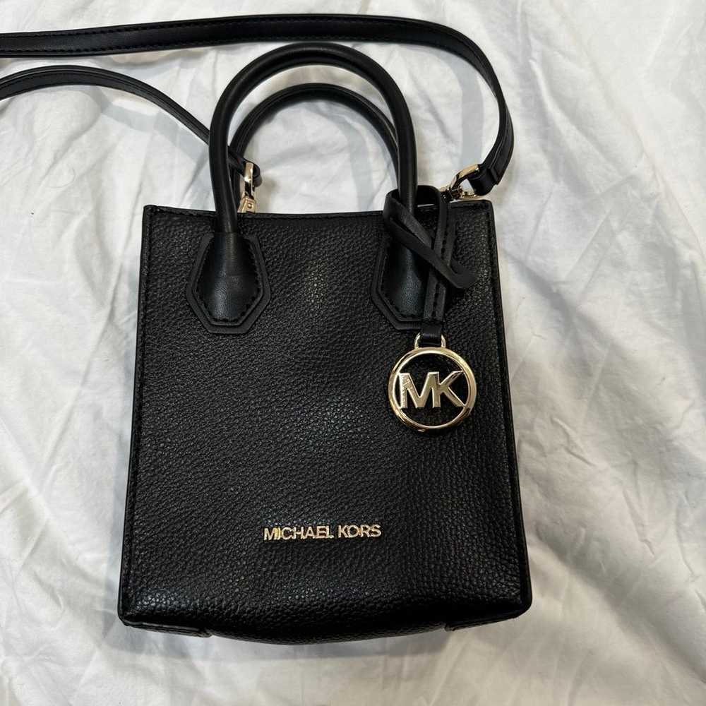 Michael Kors Black Mercer Pebbled Leather - image 2