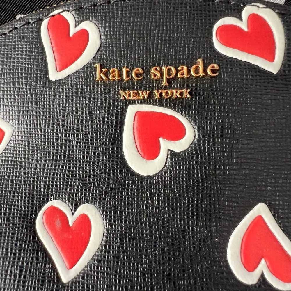 Kate Spade Morgan Stencil Hearts Small Dome Cosme… - image 4