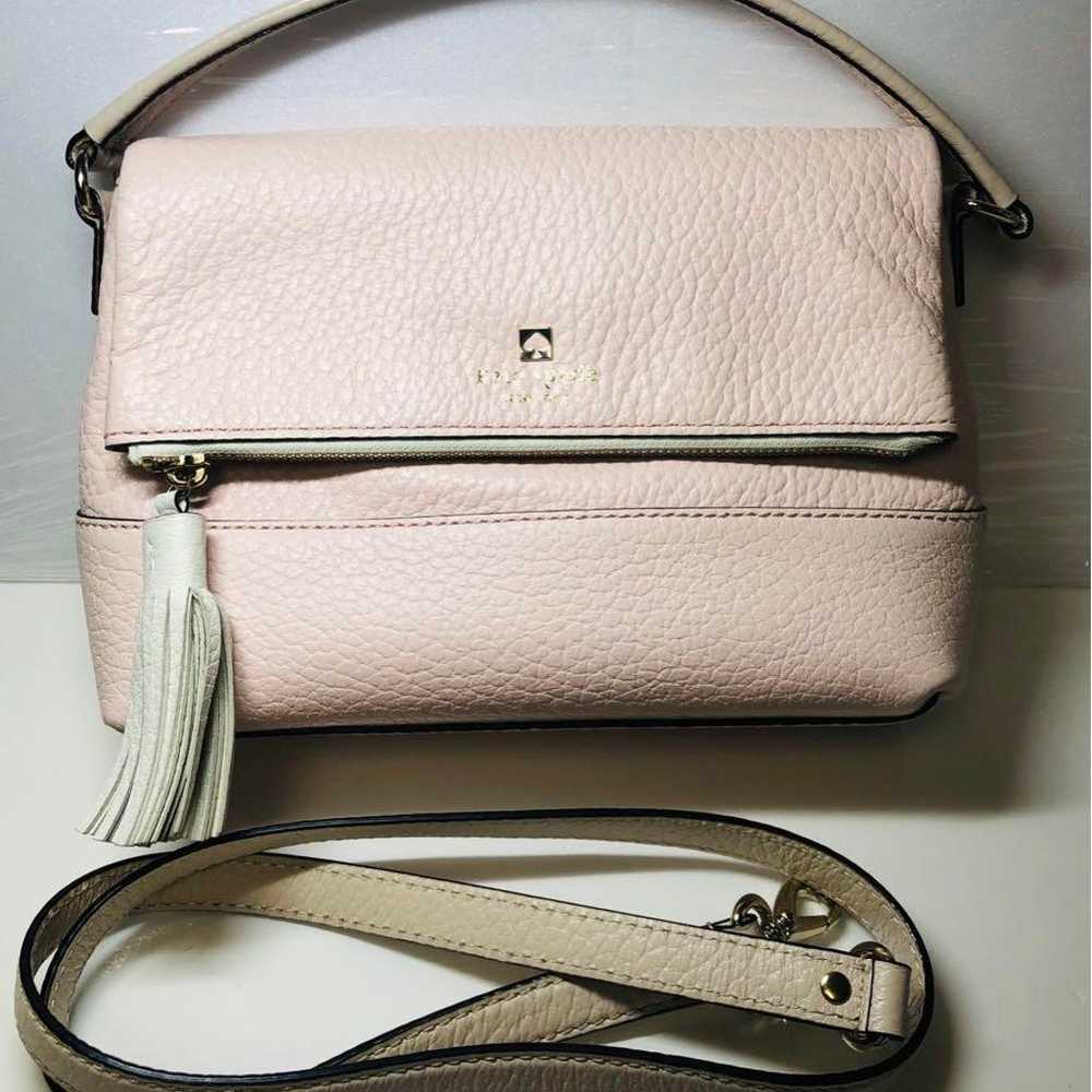 katespade Kate Spade Leather 2-Way Handbag Pink - image 1