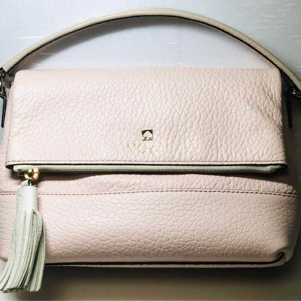 katespade Kate Spade Leather 2-Way Handbag Pink - image 4