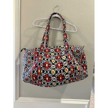 Vera Bradley Paisley Geometric Weekender Extra La… - image 1