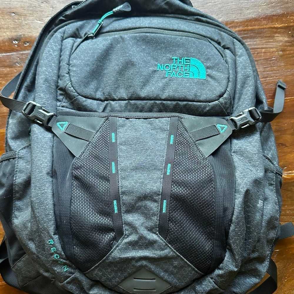 The North Face recon backpack grey and teal - image 1