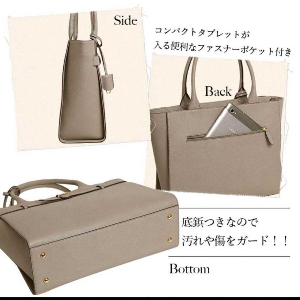 Pelanne A4 Women's Tote Bag Business Self-standin… - image 5