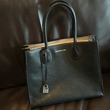 Michael Kors black leather purse - image 1