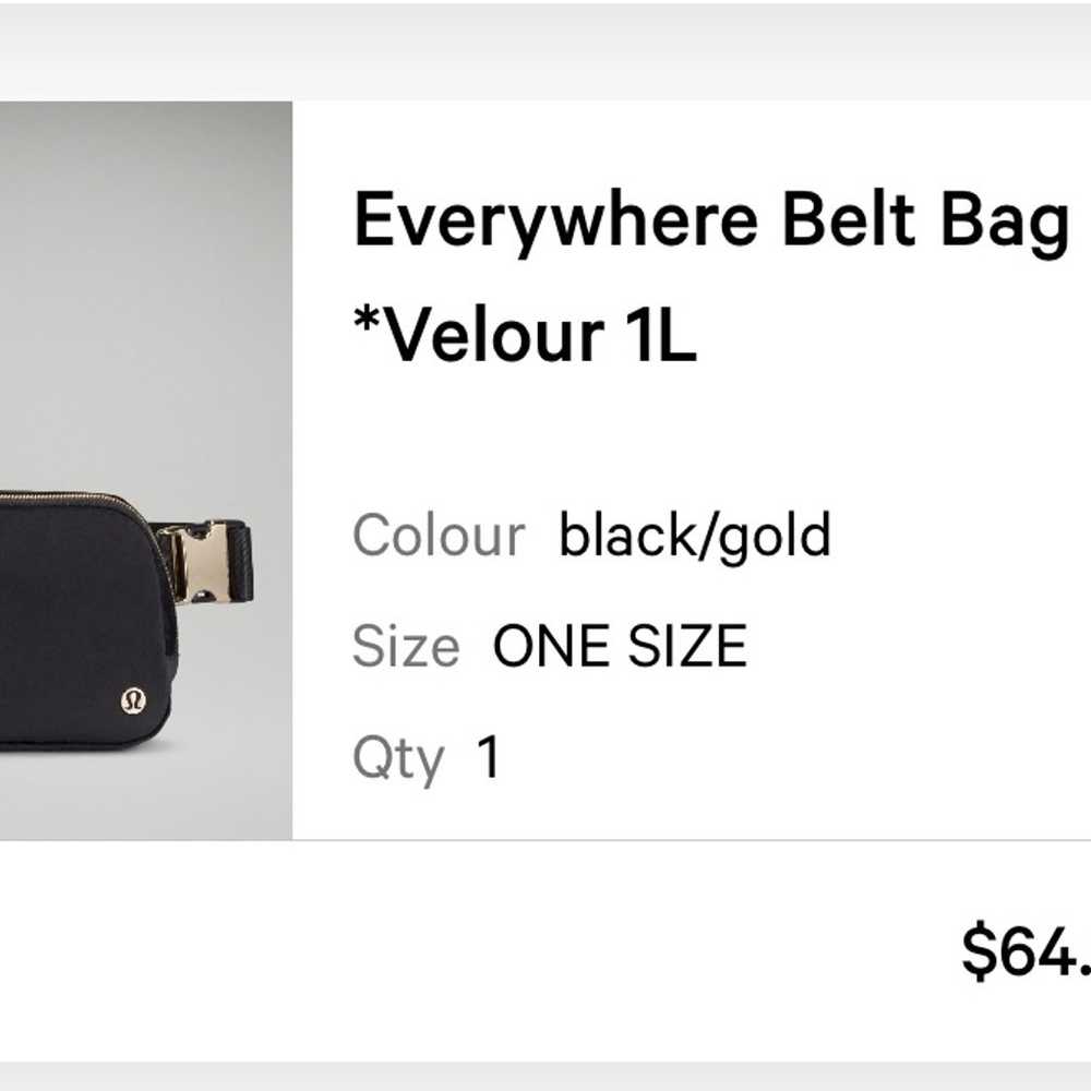 lululemon everywhere belt bag 1l velour - image 4