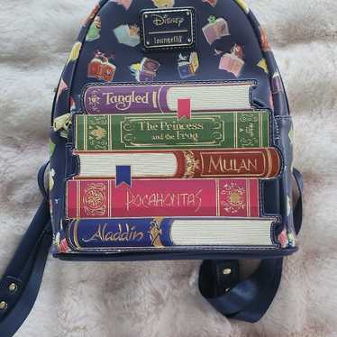 Loungefly mini backpack Disney Princess books