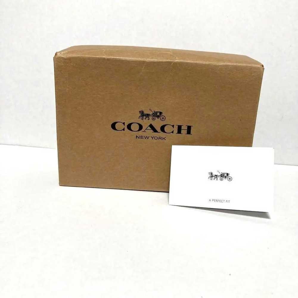 Superb condition COACH pouch wristlet signature f… - image 8