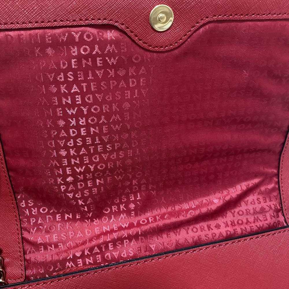 Kate Spade New York red tote bag. - image 2