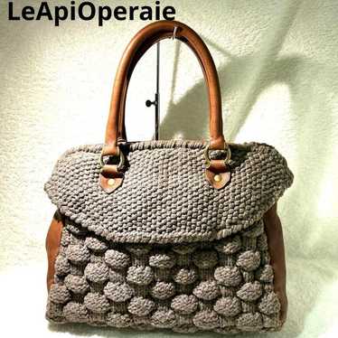 LeApiOperaie Knit Back Boston Handbag - image 1