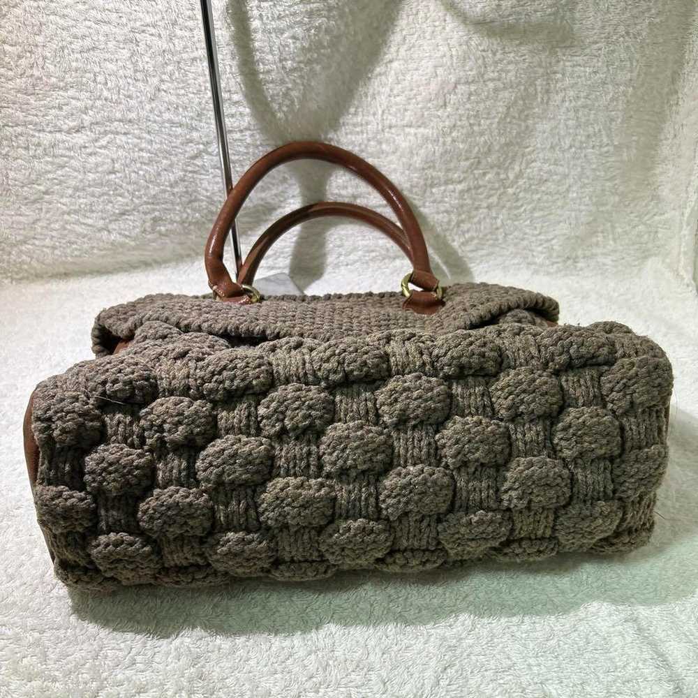 LeApiOperaie Knit Back Boston Handbag - image 5