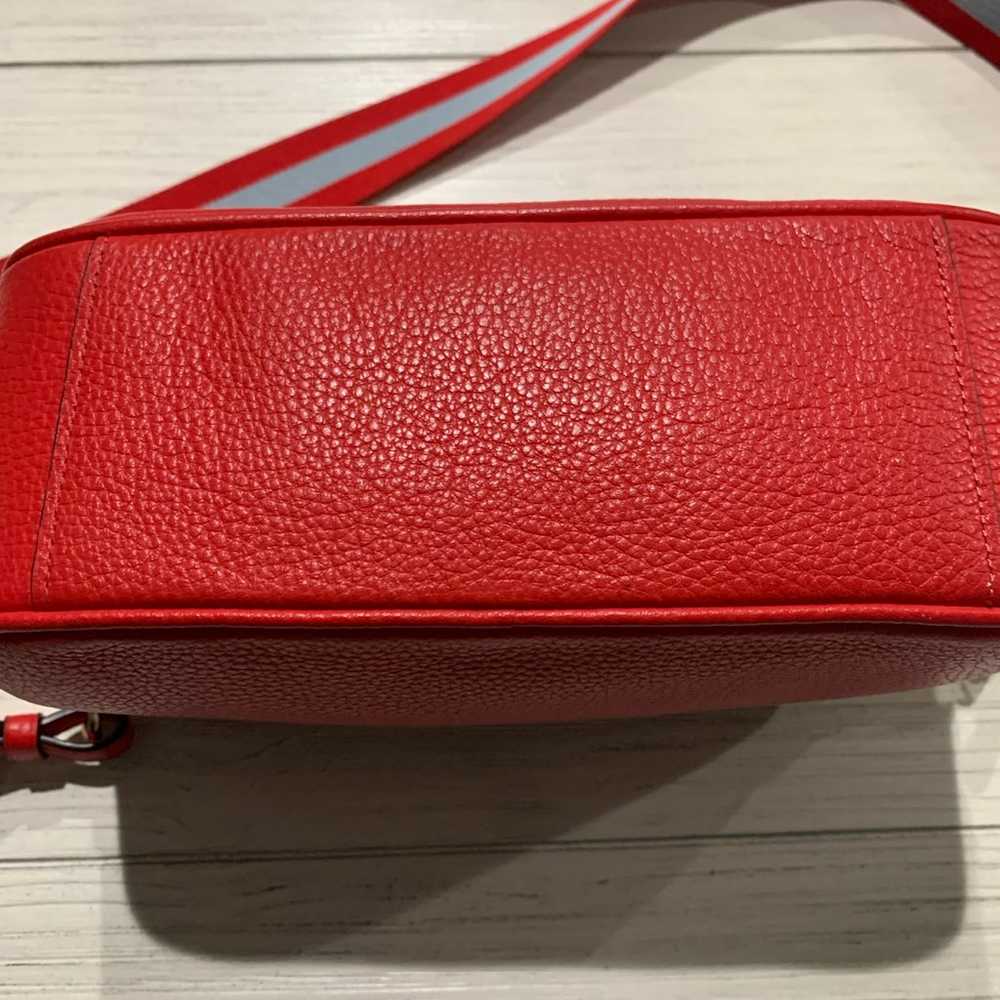 Coach Crossbody, red leather stagecoach - image 5