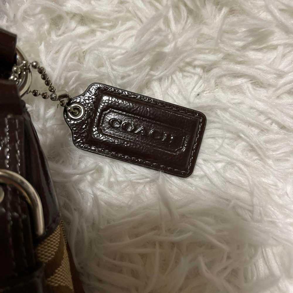 coach Signature Handbag Shoulder Bag - image 3