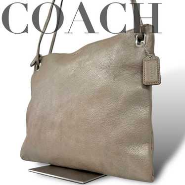 Coach Shoulder Bag Tote Bag 2WAY Gold Shoulder/ Cr