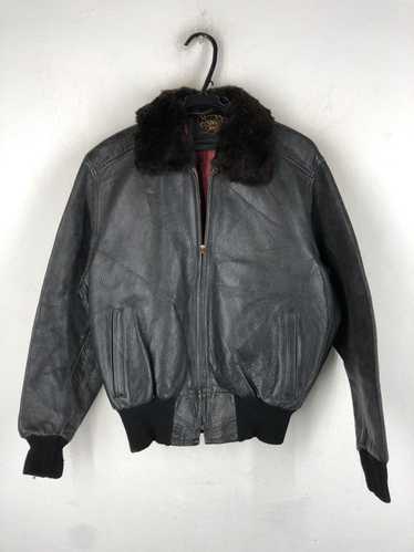 Aero Leather × Japanese Brand × Leather Jacket Rar