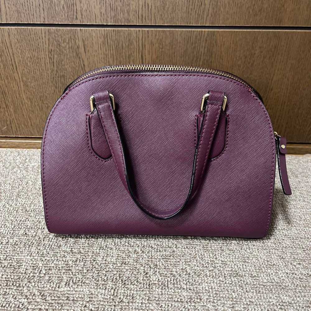 Kate Spade Handbag Shoulder Bag 2way Bordeaux - image 3