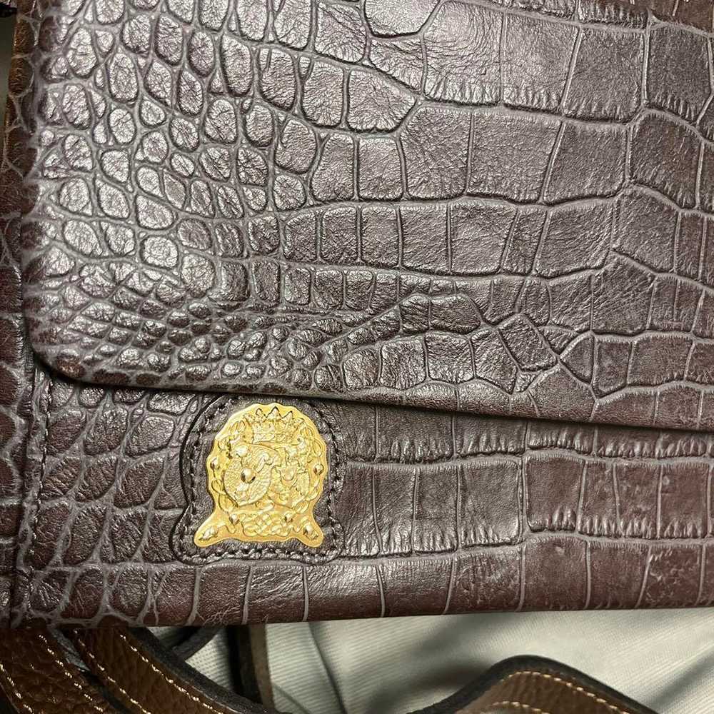 ADMJ Crocodile Embossed 2-Way Bag - image 10