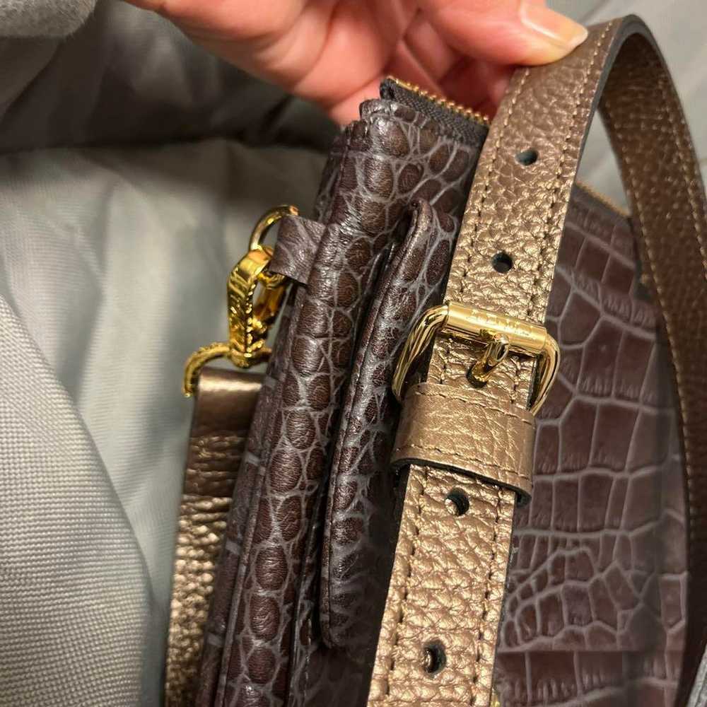 ADMJ Crocodile Embossed 2-Way Bag - image 11