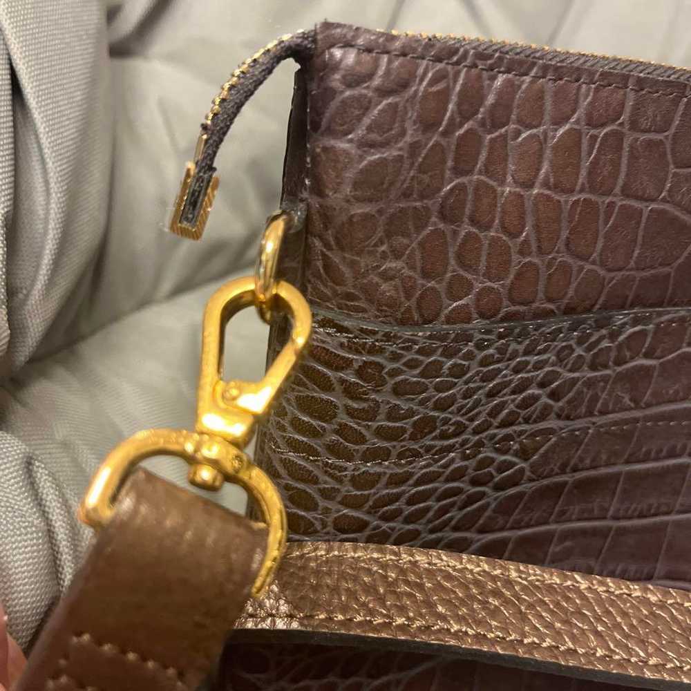 ADMJ Crocodile Embossed 2-Way Bag - image 3