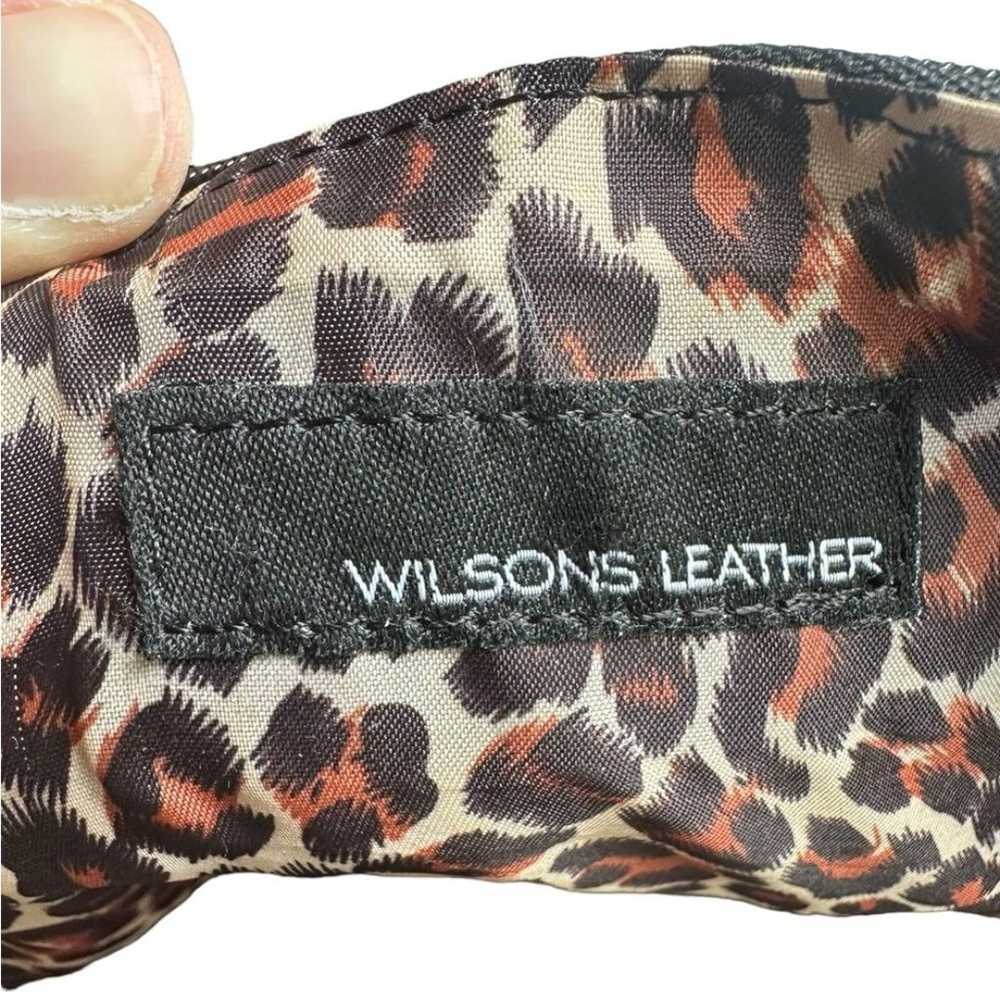 NEW Wilsons Leather Red/Orange and Black Large Le… - image 10