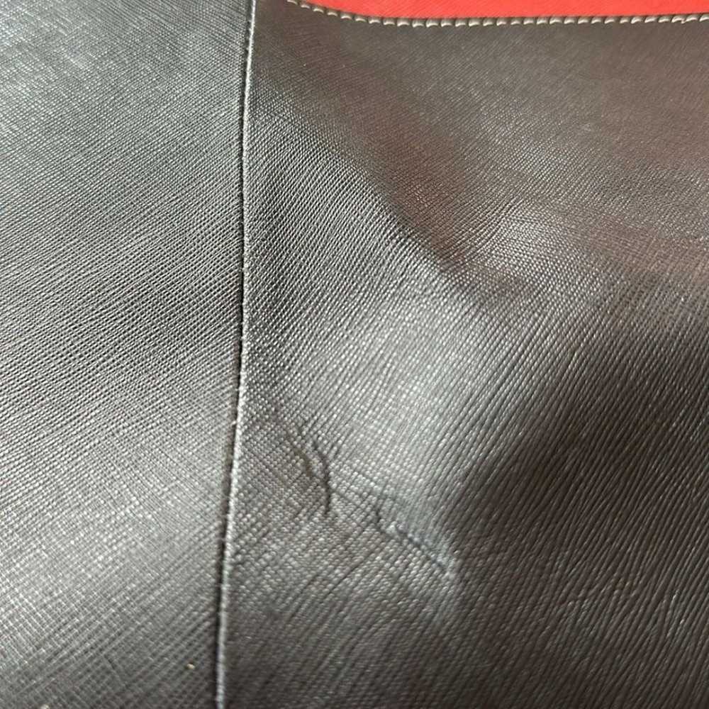 NEW Wilsons Leather Red/Orange and Black Large Le… - image 12