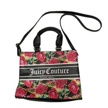 JUICY COUTURE If the Crown Fits Satchel & Wallet outlet Set - Floral Rose Print - Petal