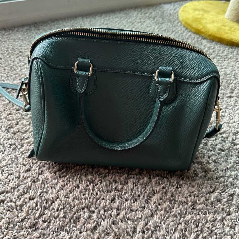 blue like new coach crossbody bag - image 2