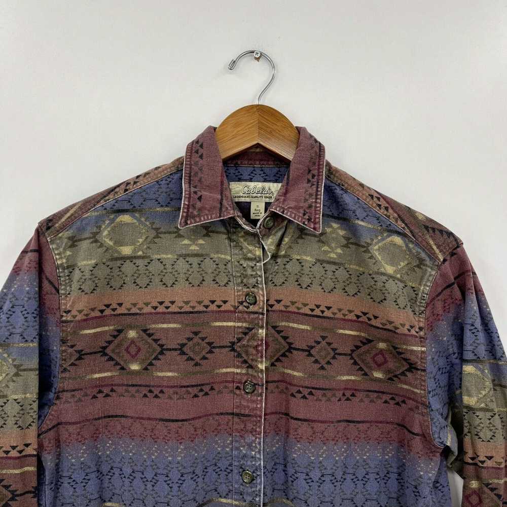 Vintage Cabela's Long Sleeve Button Shirt Men's S… - image 2