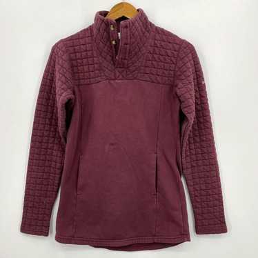 Vintage Columbia Sweater Women's XS Red Burgundy … - image 1