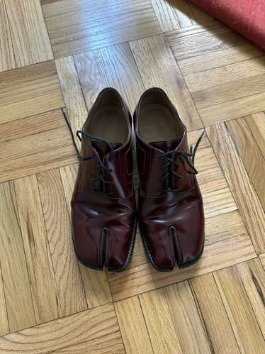 Maison Margiela Margiela Burgundy Tabi Oxfords