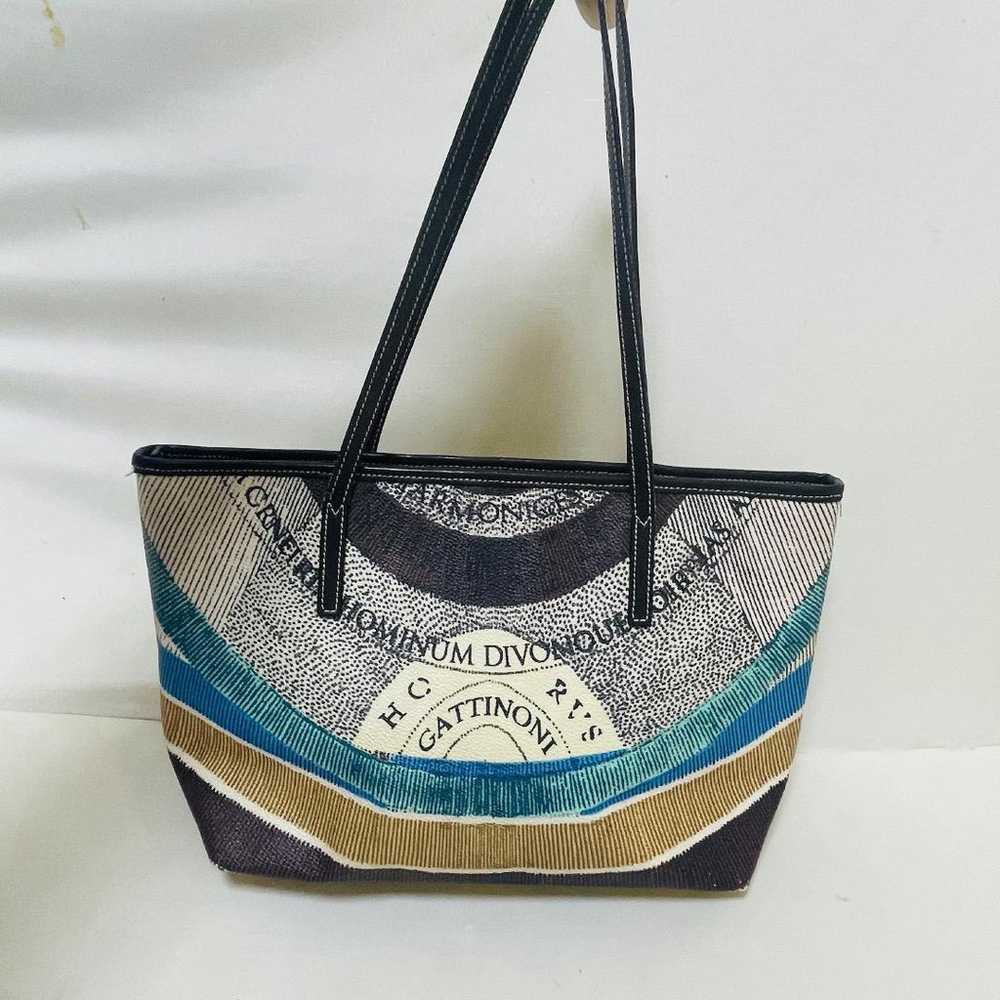 GATTINONI Gattinoni tote bag with logo pattern ha… - image 2