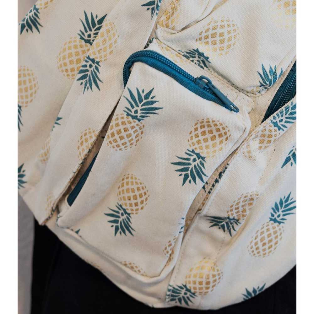 Kavu NWOT Sling Back Rope Bag Pineapple Design - image 6