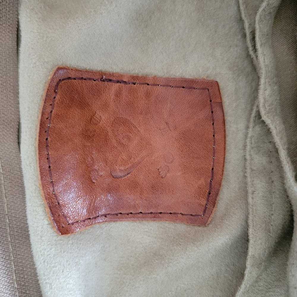 Boho leather and suede purse - image 3