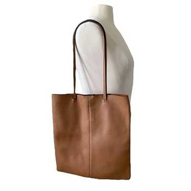 Banana Republic Leather Minimalist Tote Caramel Br