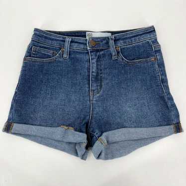 Rsq RSQ Denim Shorts Women's 26 Blue High Rise Cu… - image 1