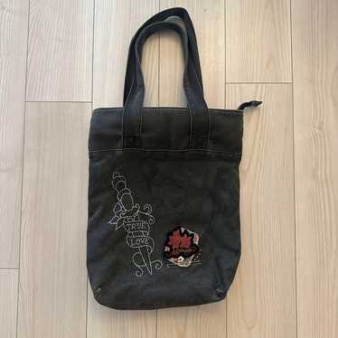 Ed Hardy Duffle Bag True Love Indian Princess Lime Green