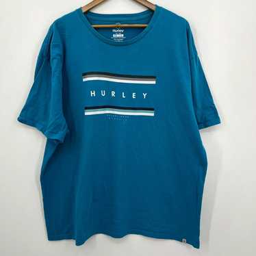 Hurley Hurley T-Shirt Men's 2XL Blue Short Sleeve… - image 1