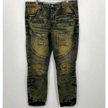 Men’s Biker store Vintage Wheat Jeans Sz. 40x34