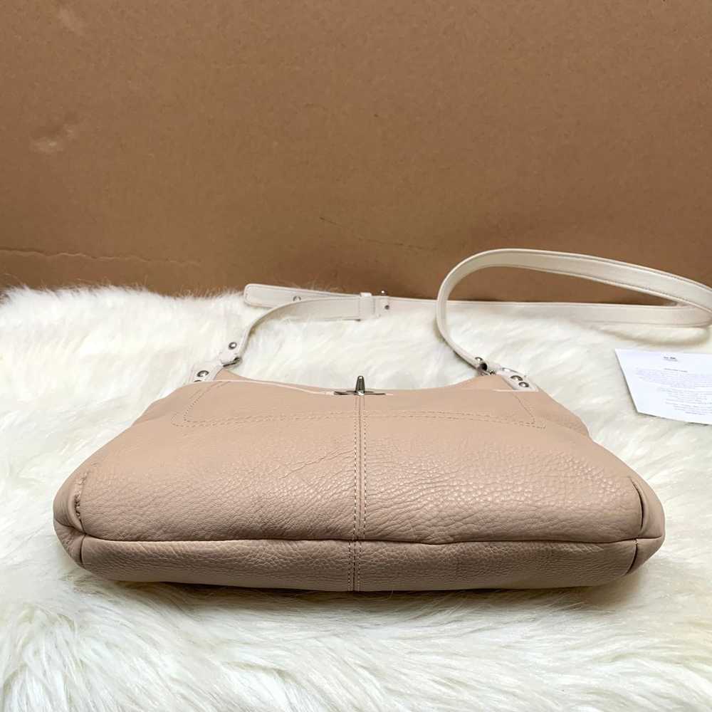 COACH PENELOPE Nude Beige & White Turnlock Hippie… - image 10