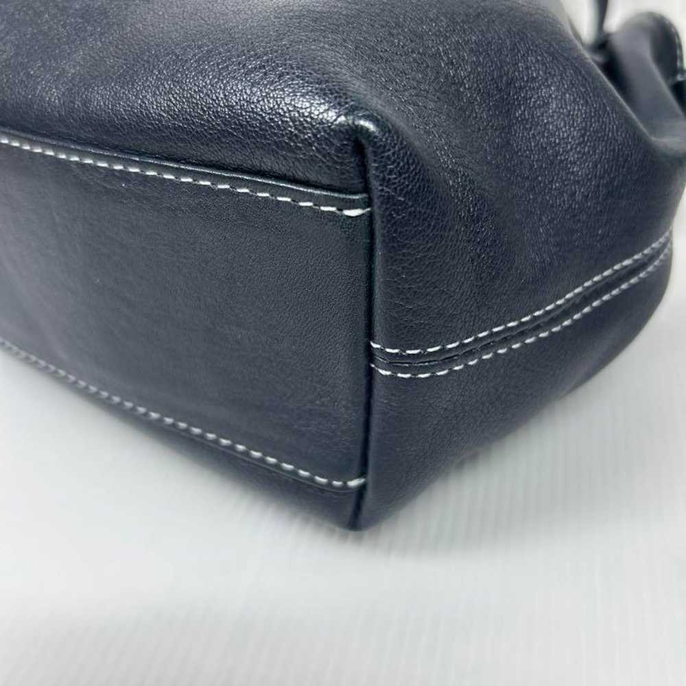 Kitamura genuine leather drawstring handbag with … - image 7